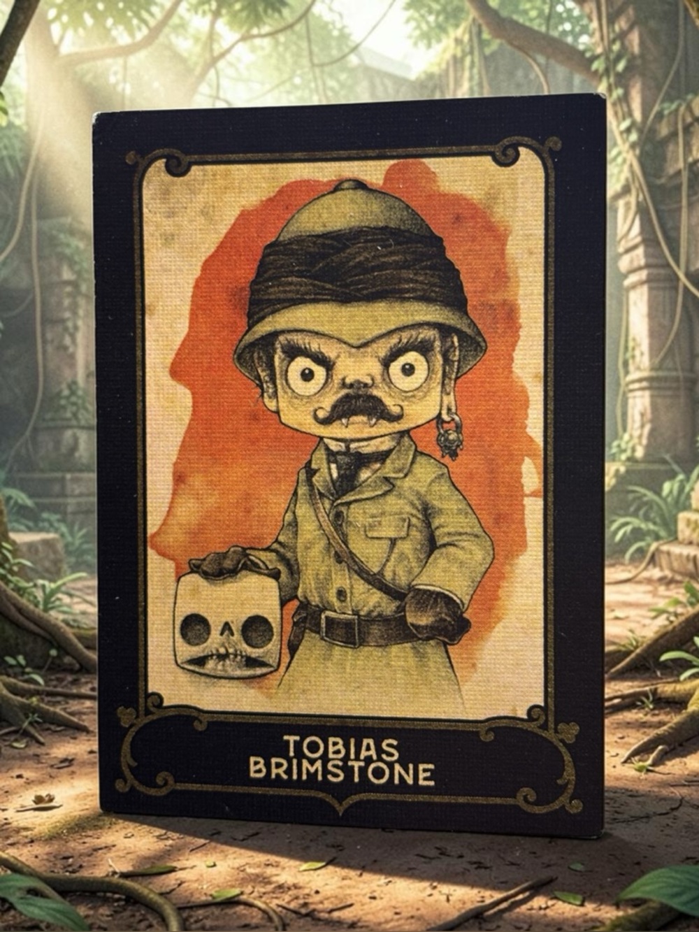 Disney Springs Gideons Bakehouse Tobias Brimstone Trading Card Series 1 Card #10
